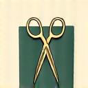 Scissors and fabric icon for alterations
